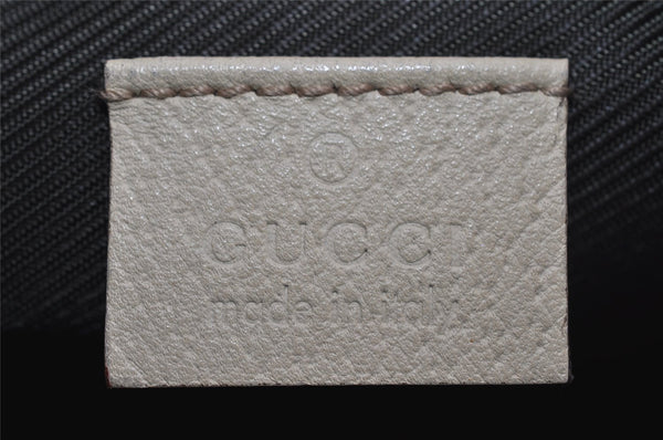 Authentic GUCCI Abbey Shoulder Hand Bag GG Canvas Leather 145750 Brown 2501I