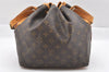 Authentic Louis Vuitton Monogram Petit Noe M42226 Shoulder Drawstring Bag 2501J
