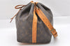 Authentic Louis Vuitton Monogram Petit Noe M42226 Shoulder Drawstring Bag 2501J