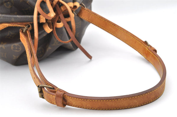 Authentic Louis Vuitton Monogram Petit Noe M42226 Shoulder Drawstring Bag 2501J