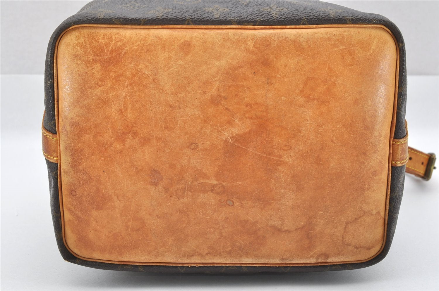 Authentic Louis Vuitton Monogram Petit Noe M42226 Shoulder Drawstring Bag 2501J