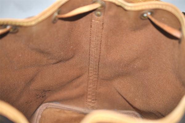 Authentic Louis Vuitton Monogram Petit Noe M42226 Shoulder Drawstring Bag 2501J