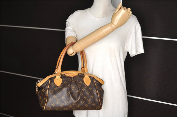 Authentic Louis Vuitton Monogram Tivoli PM Hand Tote Bag Purse M40143 LV 2502I