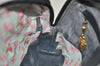 Authentic GUCCI Shoulder Cross Body Bag Purse GG PVC Leather Navy Blue 2503K