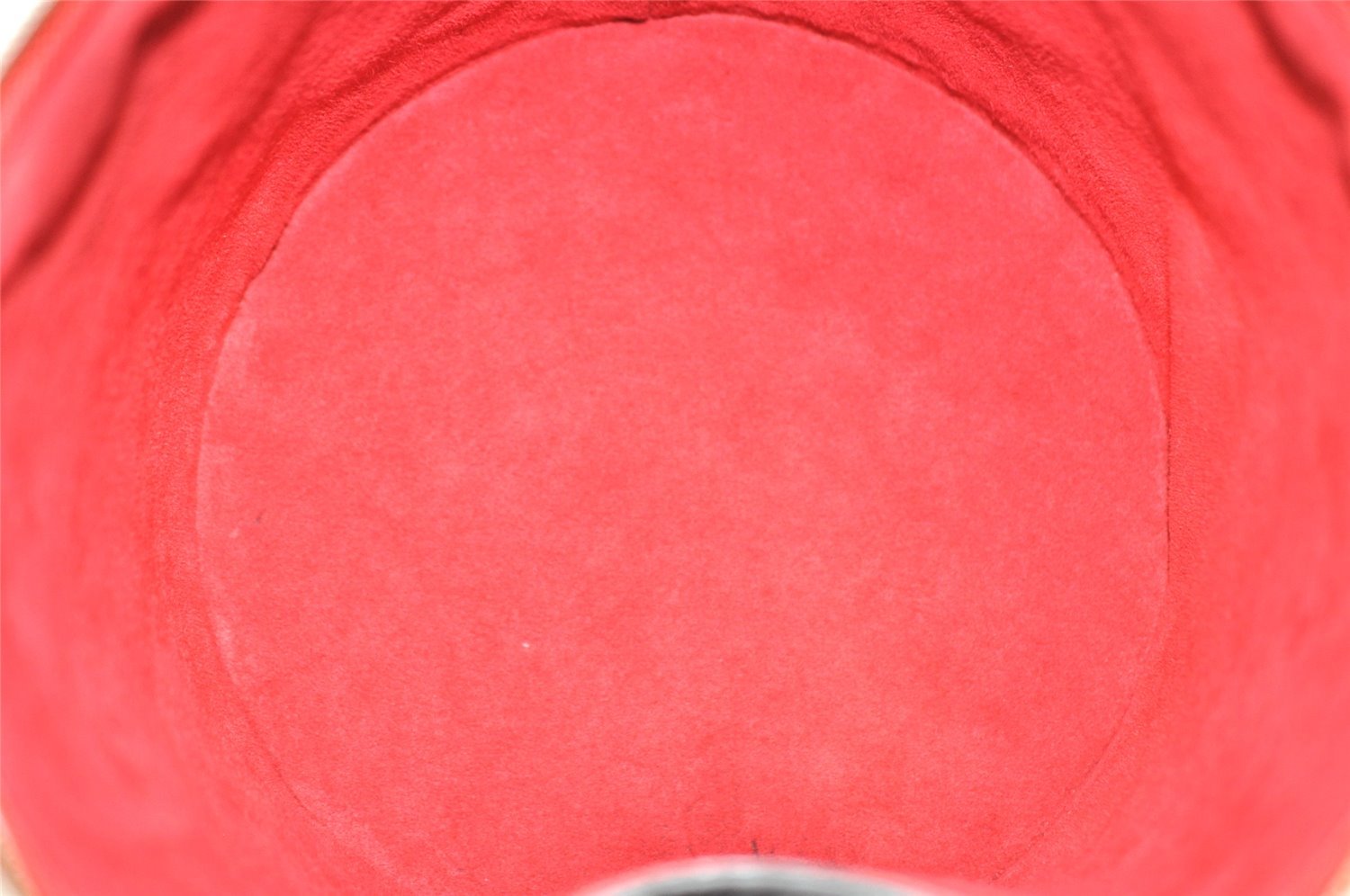 Authentic Louis Vuitton Epi Cannes Red Cosmetic Hand Bag Purse M48037 LV 2504I