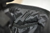 Authentic GUCCI Drawstring Hand Bag Purse Canvas Leather 0391053 Black 2505I