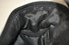 Authentic GUCCI Drawstring Hand Bag Purse Canvas Leather 0391053 Black 2505I