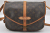 Authentic Louis Vuitton Monogram Saumur 30 Shoulder Cross Bag M42256 LV 2505J
