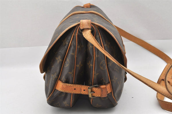Authentic Louis Vuitton Monogram Saumur 30 Shoulder Cross Bag M42256 LV 2505J
