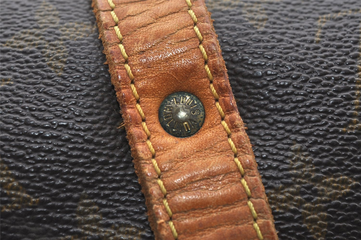 Authentic Louis Vuitton Monogram Saumur 30 Shoulder Cross Bag M42256 LV 2505J