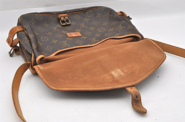 Authentic Louis Vuitton Monogram Saumur 30 Shoulder Cross Bag M42256 LV 2505J