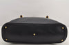 Authentic GUCCI Bamboo 2Way Shoulder Hand Bag Purse Leather Black Junk 2505K