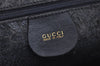 Authentic GUCCI Bamboo 2Way Shoulder Hand Bag Purse Leather Black Junk 2505K