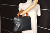 Authentic GUCCI Bamboo 2Way Shoulder Hand Bag Purse Leather Black Junk 2505K
