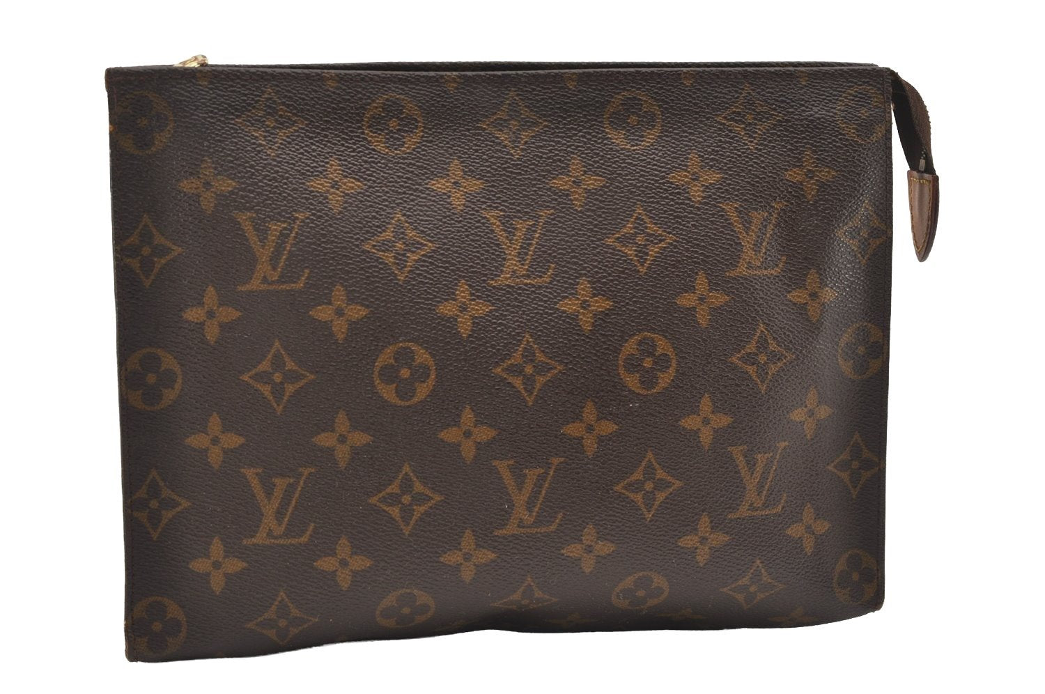 Auth Louis Vuitton Monogram Poche Toilette 26 Cosmetics Pouch Old Model LV 2506J