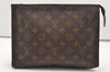 Auth Louis Vuitton Monogram Poche Toilette 26 Cosmetics Pouch Old Model LV 2506J
