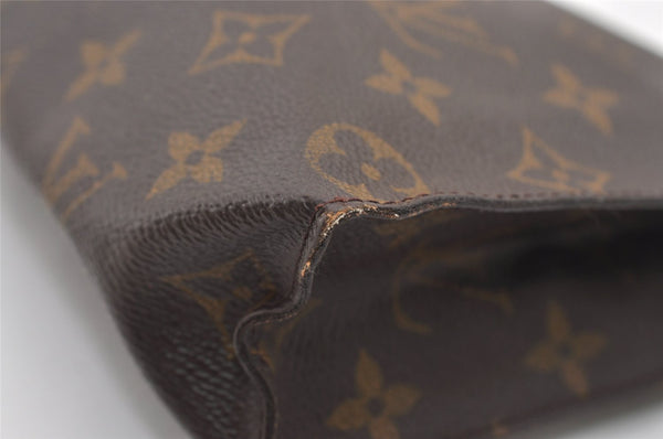Auth Louis Vuitton Monogram Poche Toilette 26 Cosmetics Pouch Old Model LV 2506J