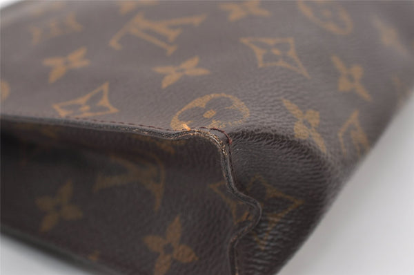 Auth Louis Vuitton Monogram Poche Toilette 26 Cosmetics Pouch Old Model LV 2506J