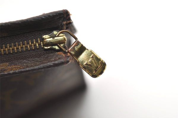 Auth Louis Vuitton Monogram Poche Toilette 26 Cosmetics Pouch Old Model LV 2506J