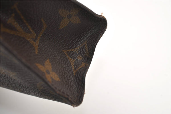 Auth Louis Vuitton Monogram Poche Toilette 26 Cosmetics Pouch Old Model LV 2506J