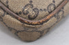 Authentic GUCCI GG Plus PVC Leather Shoulder Bag Purse Brown Junk 2506K