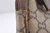 Authentic GUCCI GG Plus PVC Leather Shoulder Bag Purse Brown Junk 2506K