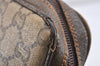 Authentic GUCCI GG Plus PVC Leather Shoulder Bag Purse Brown Junk 2506K