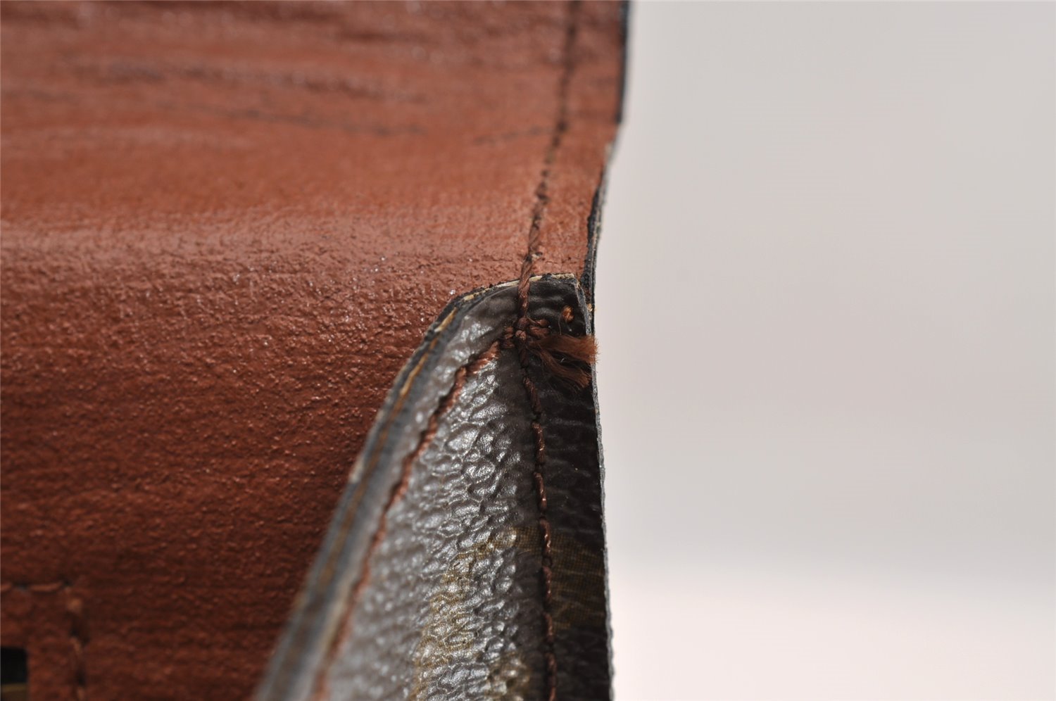 Authentic Louis Vuitton Monogram Poche Ministre Document Case Old Model LV 2507I