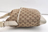 Authentic GUCCI Shoulder Cross Body Bag GG Canvas Leather 145857 Brown 2507K