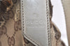 Authentic GUCCI Shoulder Cross Body Bag GG Canvas Leather 145857 Brown 2507K