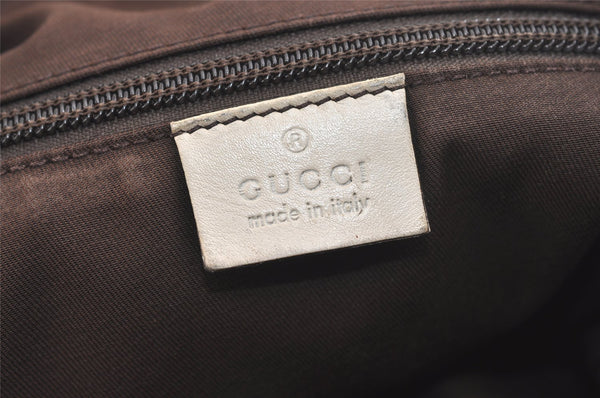 Authentic GUCCI Shoulder Cross Body Bag GG Canvas Leather 145857 Brown 2507K