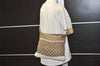 Authentic GUCCI Shoulder Cross Body Bag GG Canvas Leather 145857 Brown 2507K