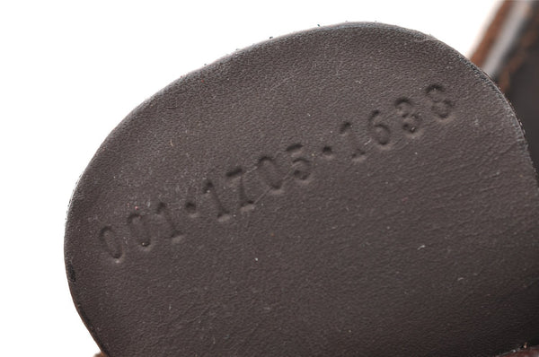 Authentic GUCCI Bamboo 2Way Shoulder Hand Bag Purse Suede Leather Brown 2508I