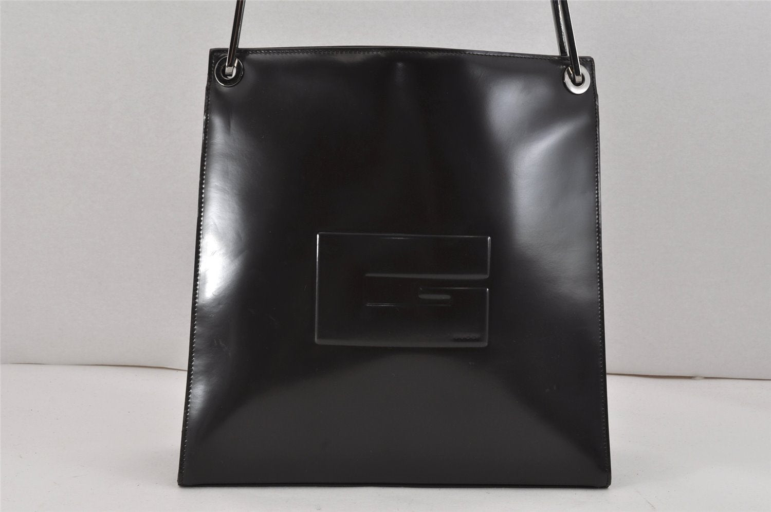 Authentic GUCCI Vintage Shoulder Hand Bag Purse Leather Brown Junk 2508K