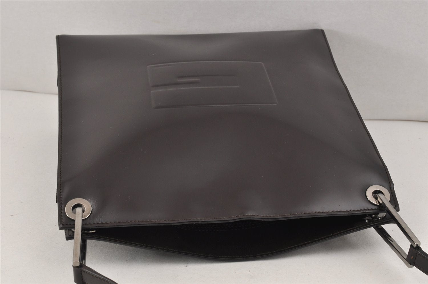 Authentic GUCCI Vintage Shoulder Hand Bag Purse Leather Brown Junk 2508K
