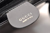 Authentic GUCCI Vintage Shoulder Hand Bag Purse Enamel Black Junk 2509I
