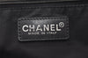 Authentic CHANEL New Travel Line Shoulder Tote Bag Nylon Leather Black 2509J