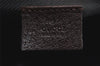 Authentic GUCCI Vintage Pouch Purse GG Canvas Leather 29596 Brown 2509K