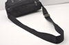 Authentic PRADA Nylon Tessuto Leather Shoulder Cross Body Bag BT6671 Black 2510J