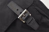 Authentic PRADA Nylon Tessuto Leather Shoulder Cross Body Bag BT6671 Black 2510J
