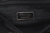 Authentic PRADA Nylon Tessuto Leather Shoulder Cross Body Bag BT6671 Black 2510J
