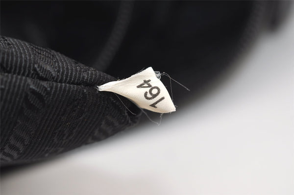 Authentic PRADA Nylon Tessuto Leather Shoulder Cross Body Bag BT6671 Black 2510J