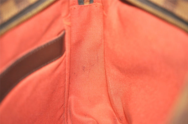 Authentic Louis Vuitton Damier Naviglio Shoulder Cross Body Bag N45255 LV 2511I