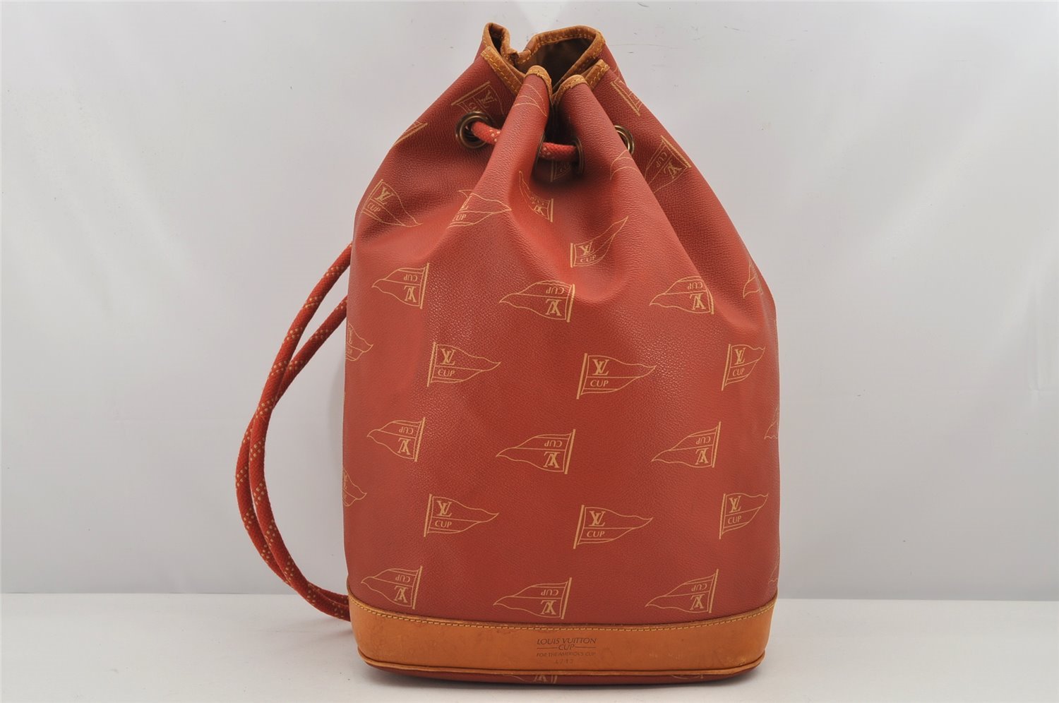 Auth Louis Vuitton Cup Saint Tropez Shoulder Bag Orange Red M80026 LV 2511K