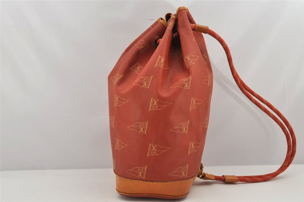 Auth Louis Vuitton Cup Saint Tropez Shoulder Bag Orange Red M80026 LV 2511K