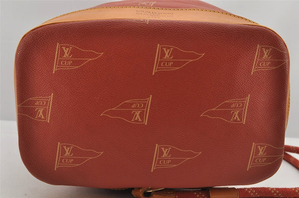 Auth Louis Vuitton Cup Saint Tropez Shoulder Bag Orange Red M80026 LV 2511K