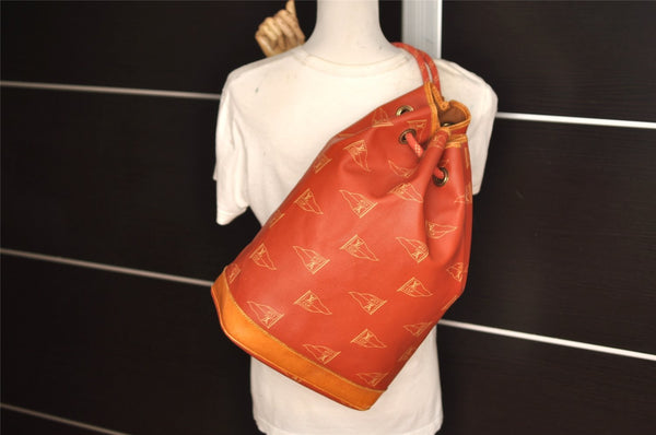 Auth Louis Vuitton Cup Saint Tropez Shoulder Bag Orange Red M80026 LV 2511K