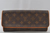 Authentic Louis Vuitton Monogram Pochette Twin GM Shoulder Bag M51852 LV 2512J