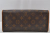 Authentic Louis Vuitton Monogram Pochette Twin GM Shoulder Bag M51852 LV 2512J