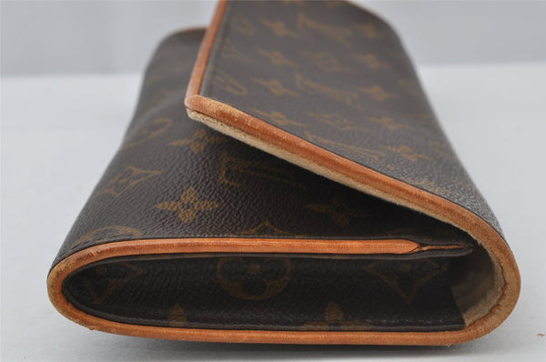 Authentic Louis Vuitton Monogram Pochette Twin GM Shoulder Bag M51852 LV 2512J